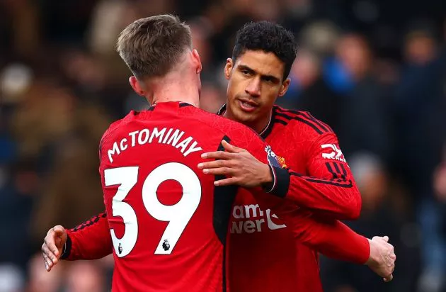fulham man united scott mctominay raphael varane