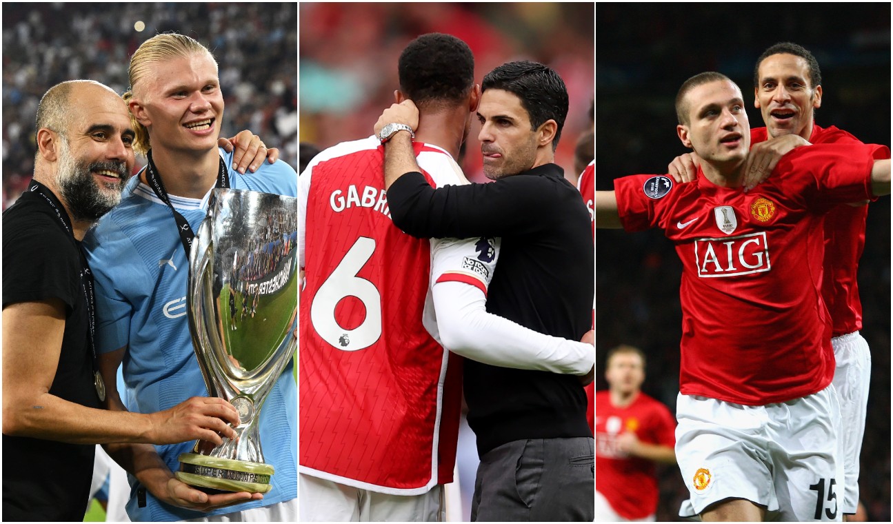guardiola haaland gabriel arteta vidic ferdinand