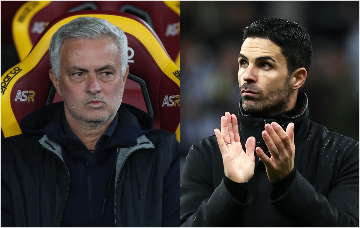 jose mourinho roma mikel arteta arsenal