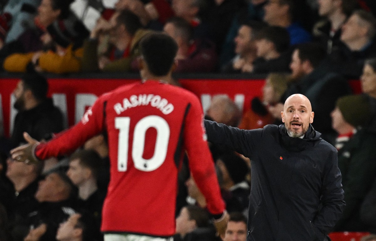 man utd luton marcus rashford erik ten hag