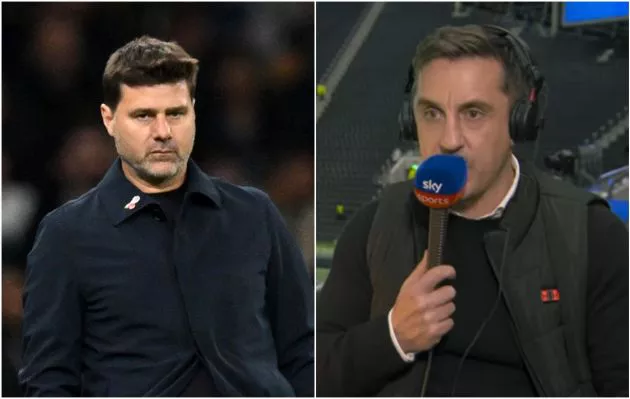 mauricio pochettino chelsea gary neville pundit