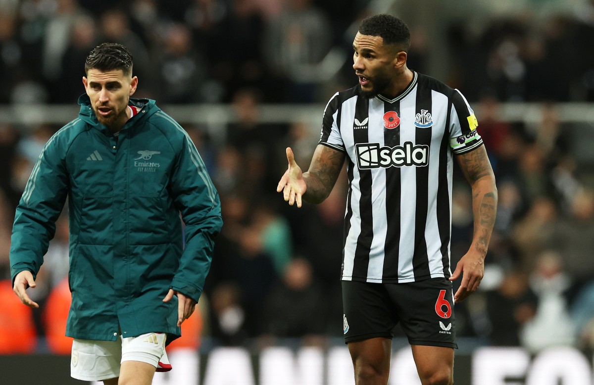 newcastle arsenal jorginho lascelles