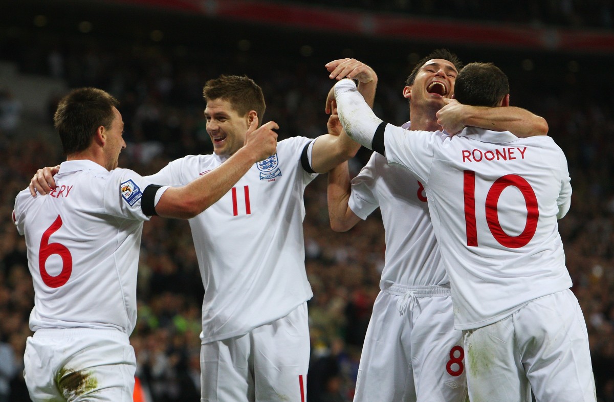terry england gerrard rooney lampard