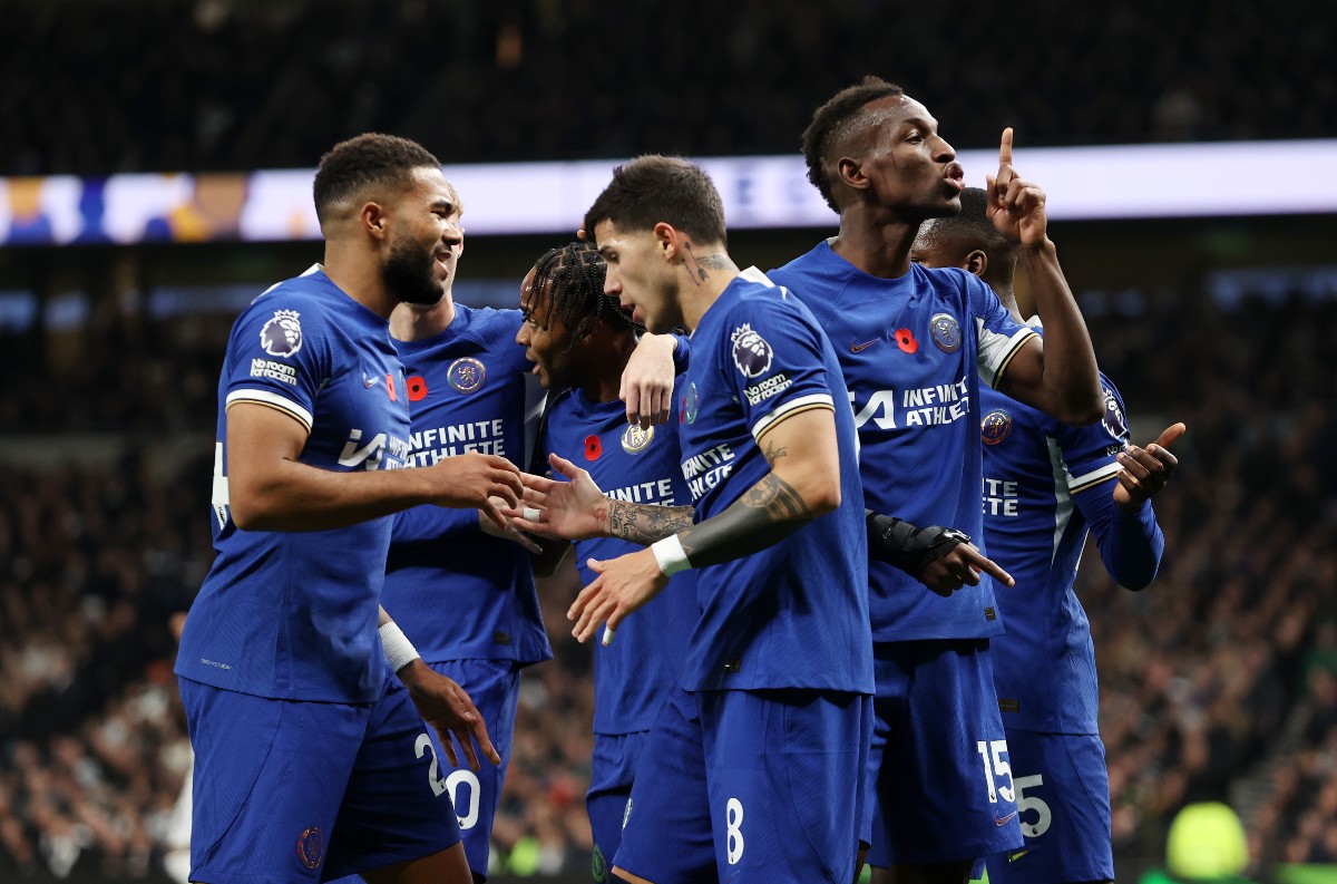 tottenham 1-4 chelsea sterling caicedo