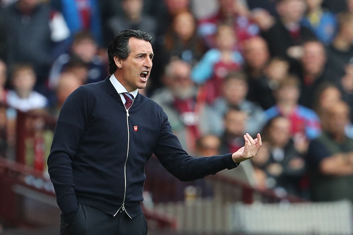 Unai Emery Aston Villa