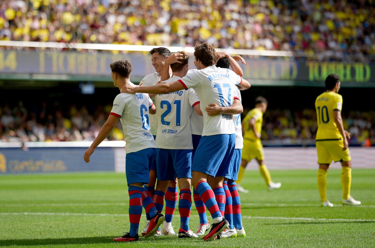 villarreal barcelona lewandowski de jong gundogan