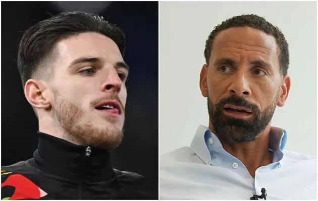 Declan Rice Rio Ferdinand pics