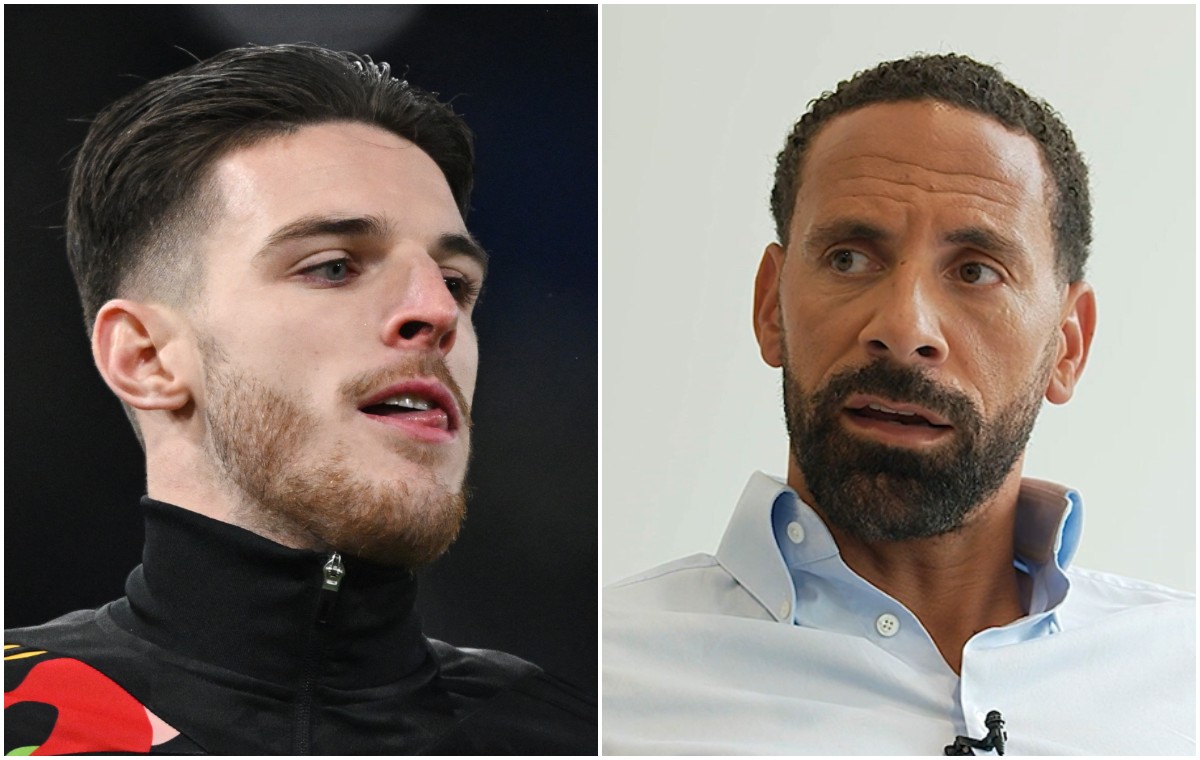 Declan Rice Rio Ferdinand pics
