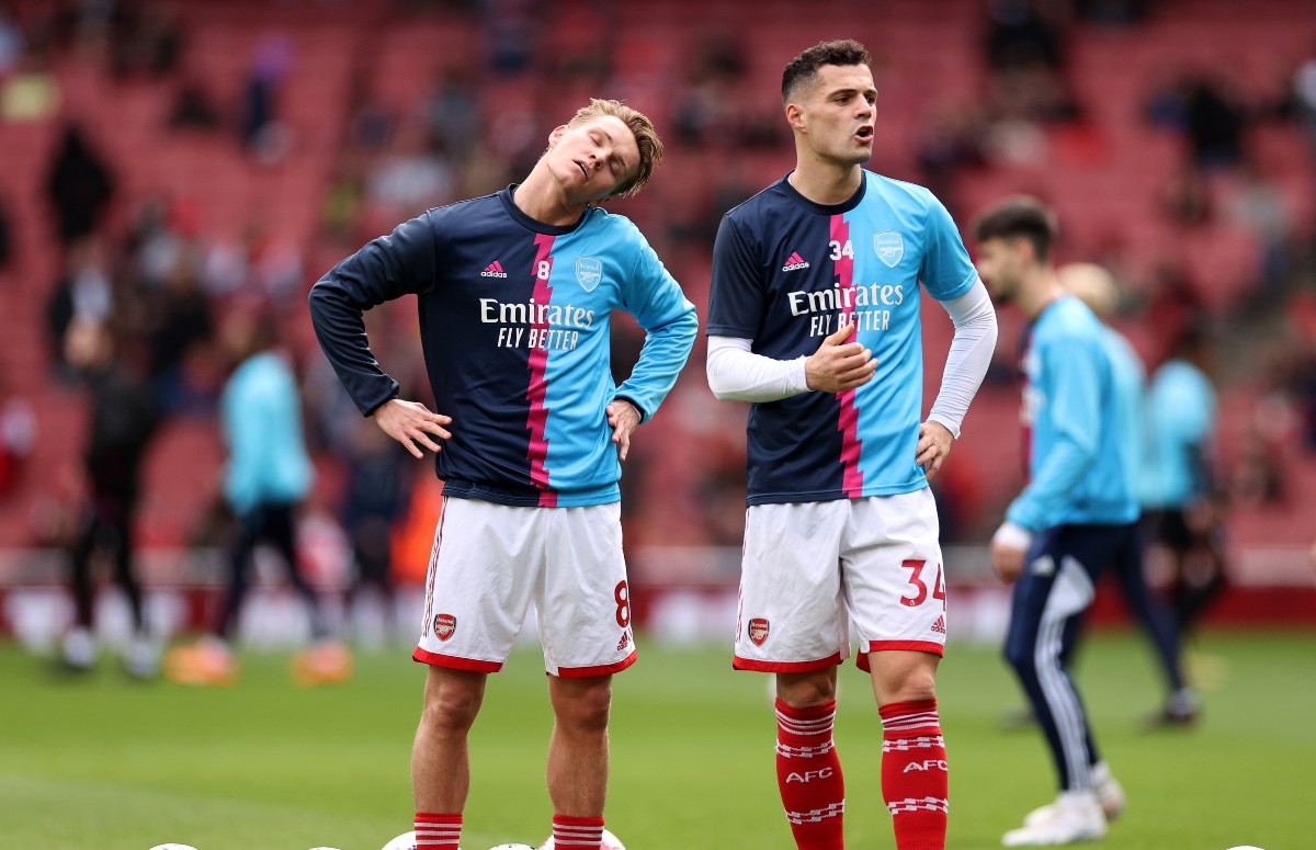 arsenal cpfc odegaard xhaka 1