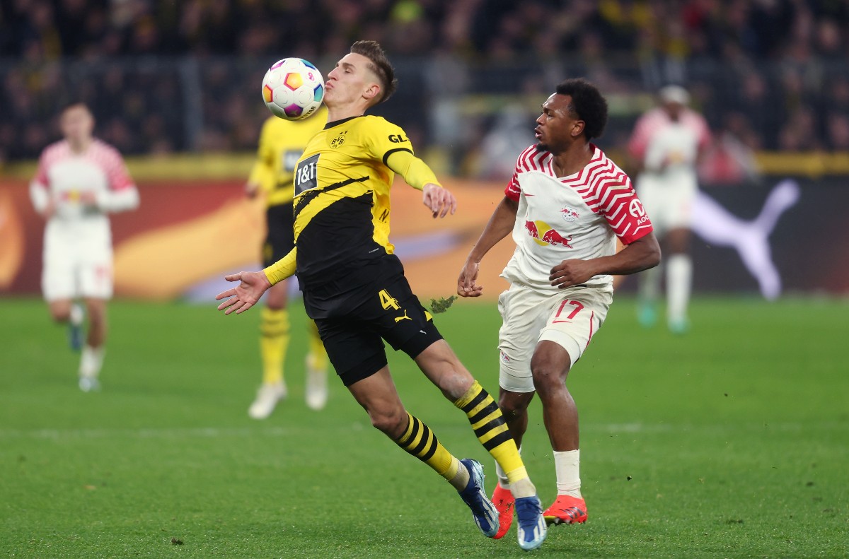 borussia dortmund rb leipzig lois openda