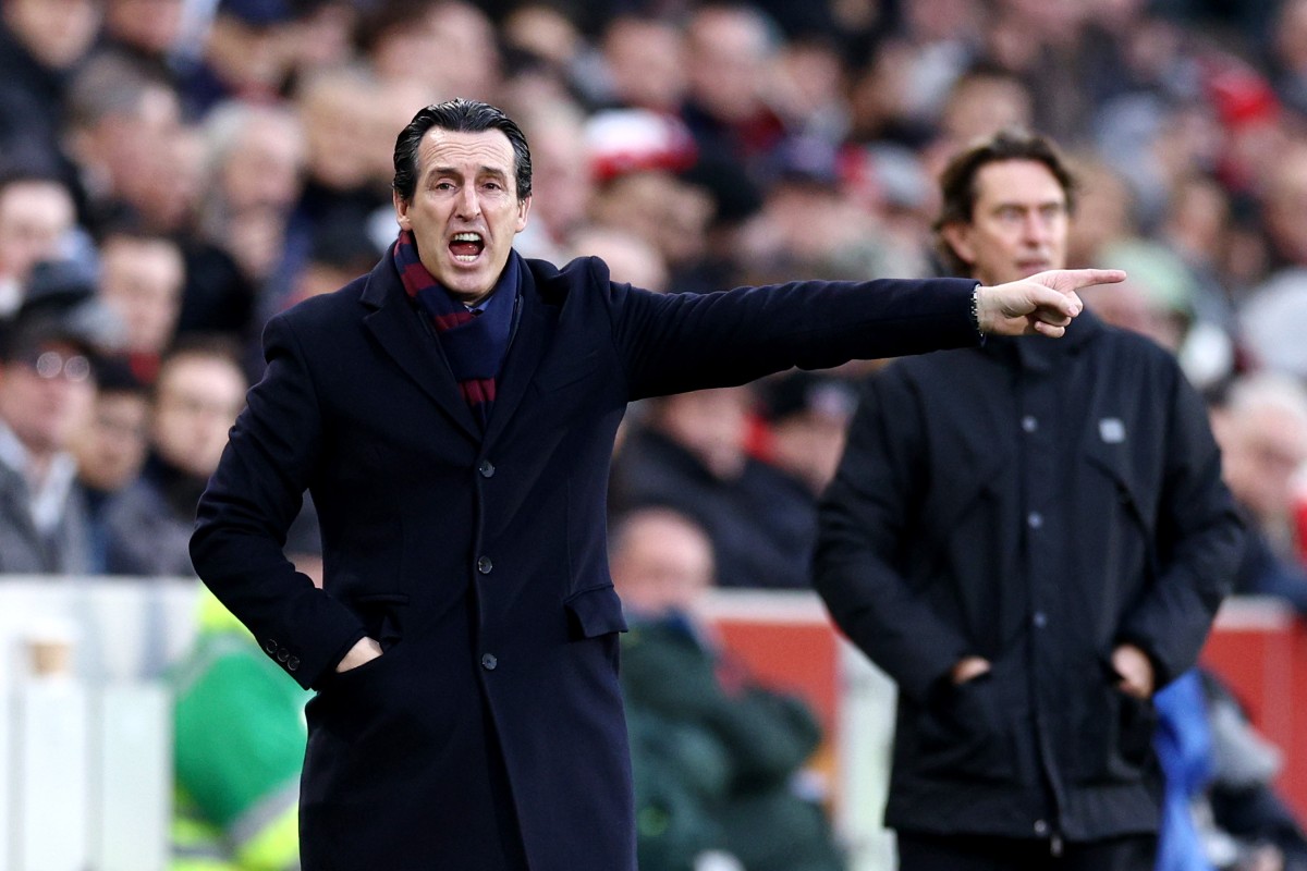 brentford 1-2 aston villa unai emery