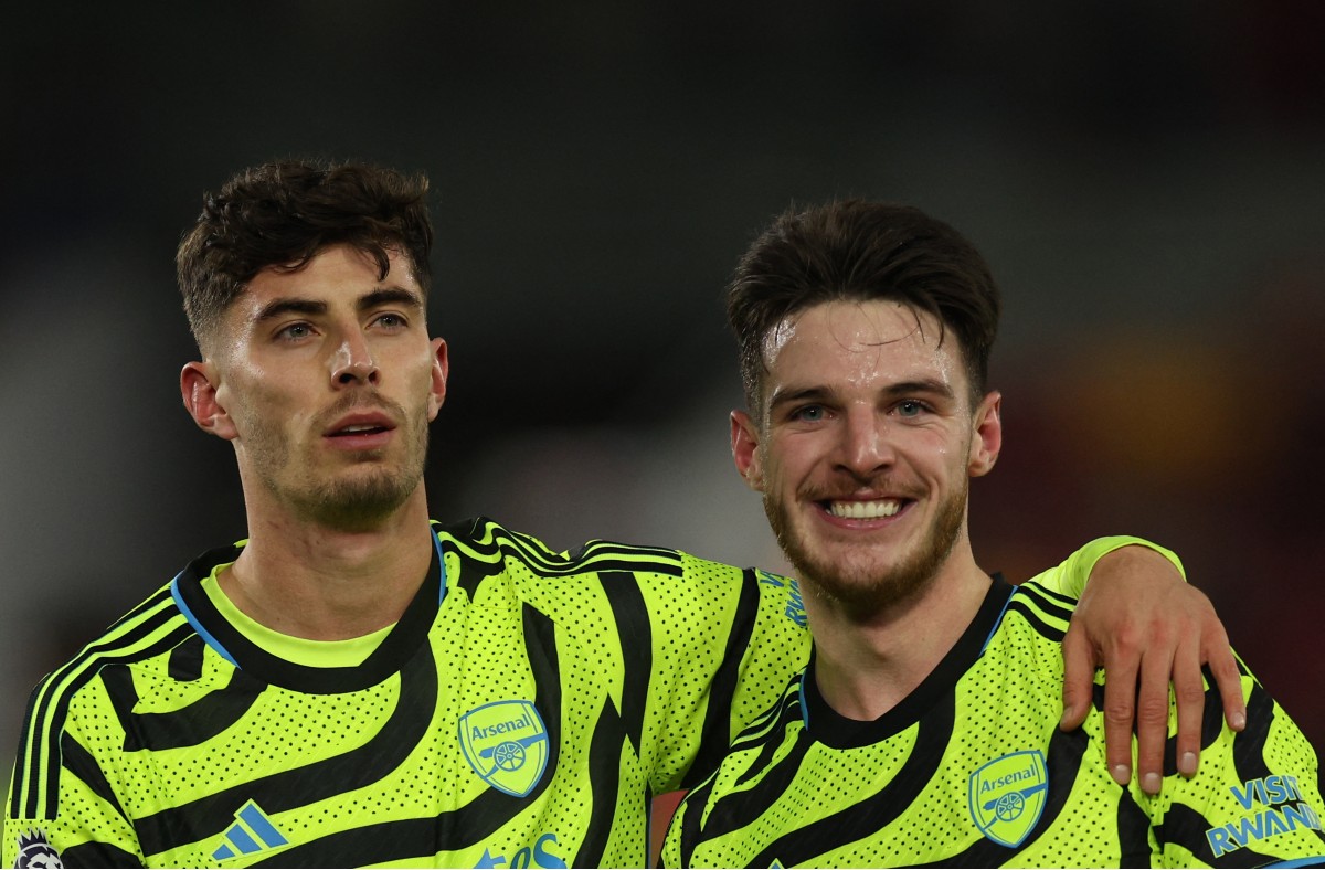 brentford arsenal kai havertz declan rice