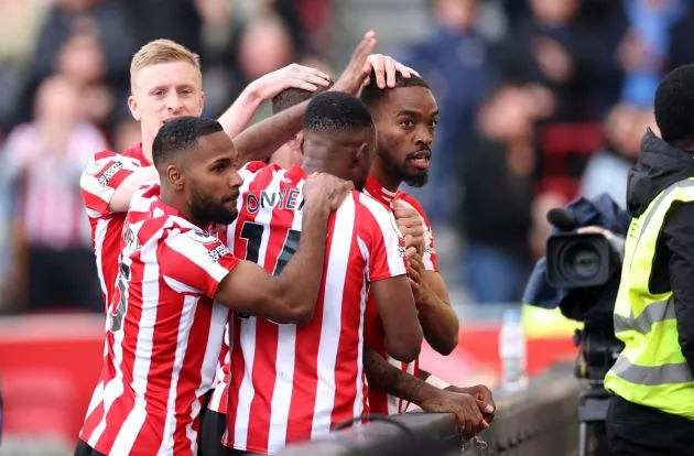brentford villa ivan toney pic