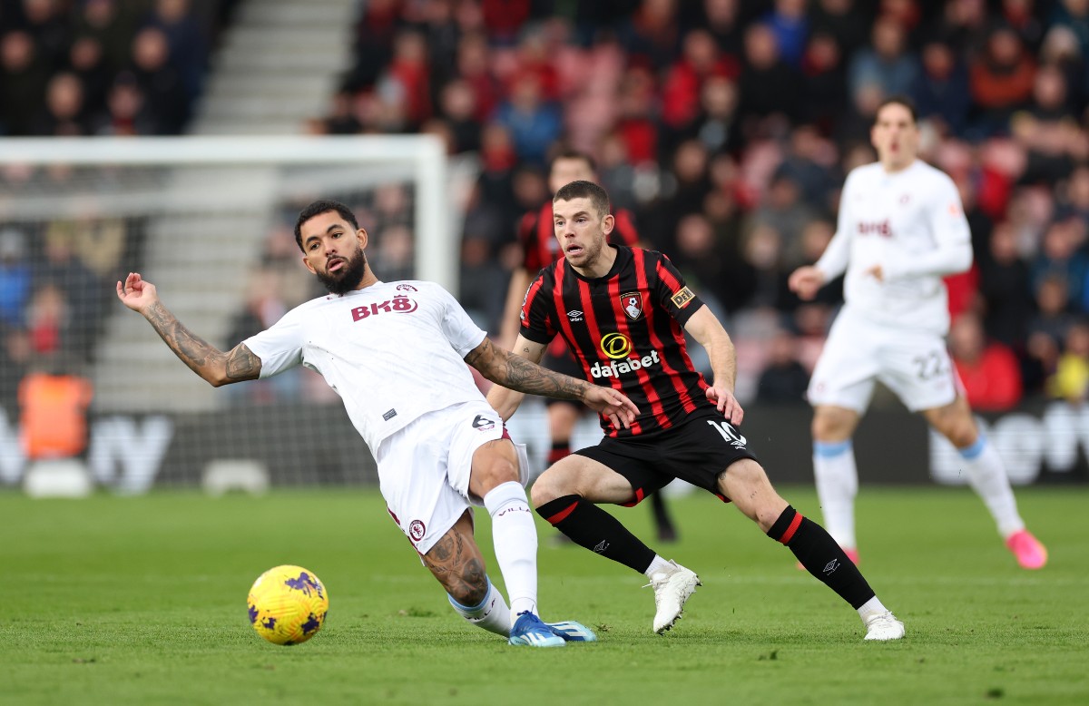 douglas luiz aston villa vs bournemouth