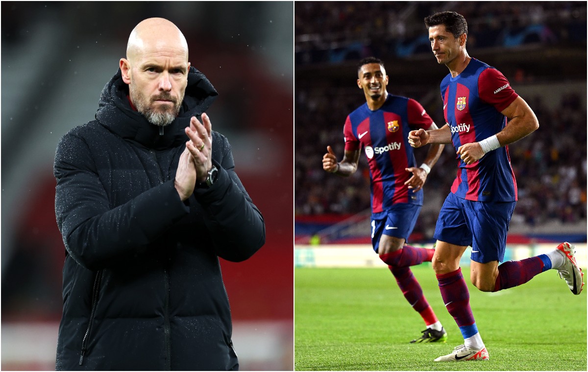 erik ten hag raphinha robert lewandowski