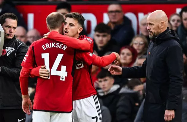 eriksen mount ten hag manchester united