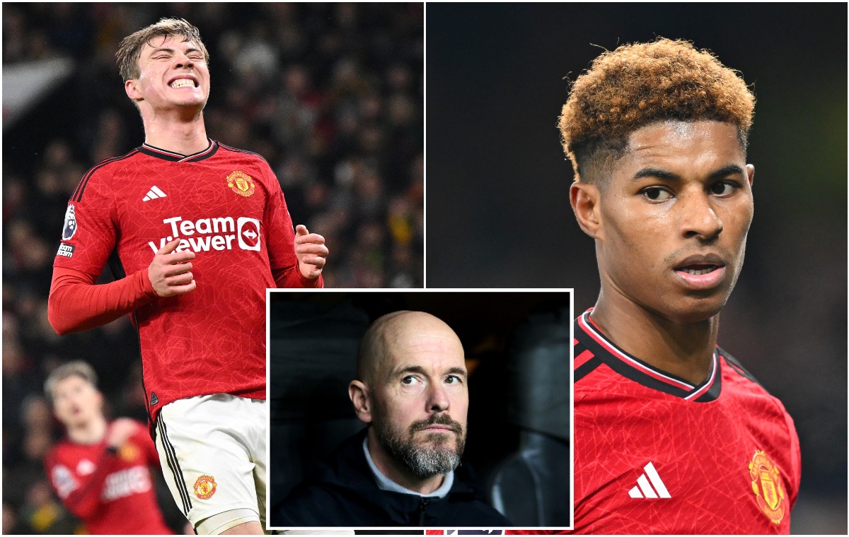 hojlund rashford erik ten hag