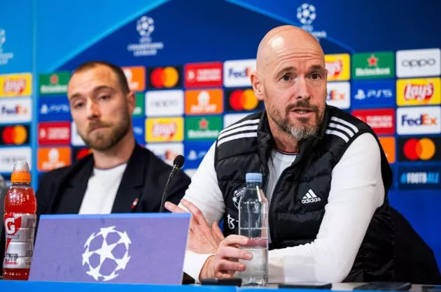man united eriksen and ten hag presser
