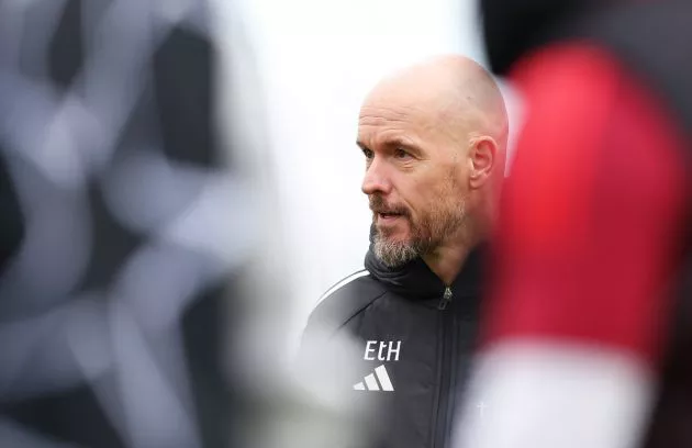 man united training pre-bayern erik ten hag