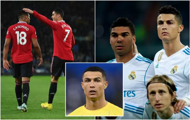 ronaldo casemiro utd real saudi