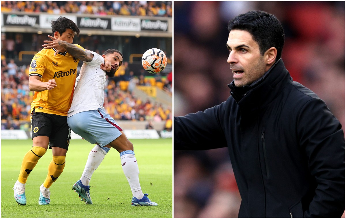wolves villa arsenal luiz arteta
