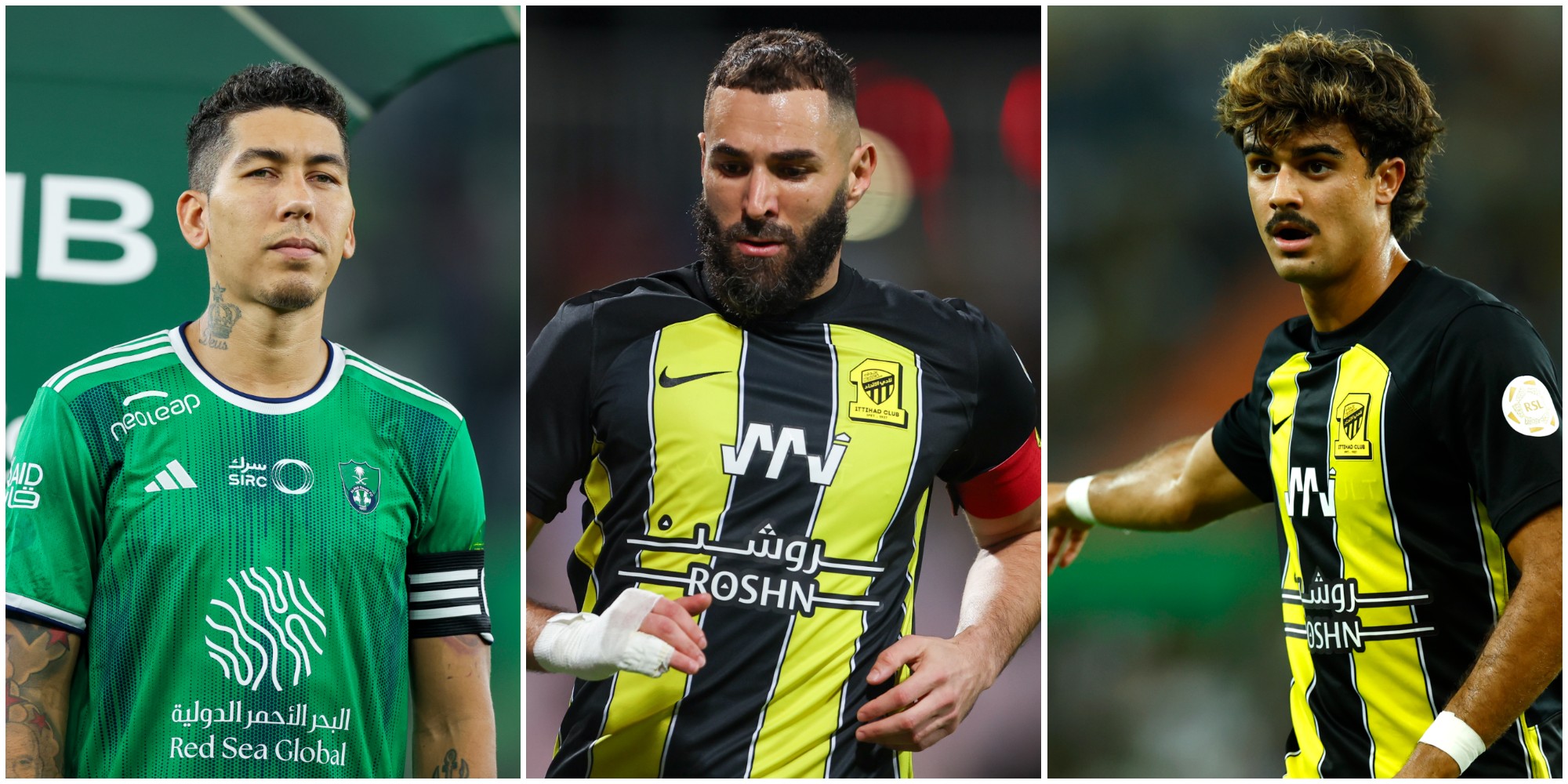Benzema, Henderson, Firmino, Jota