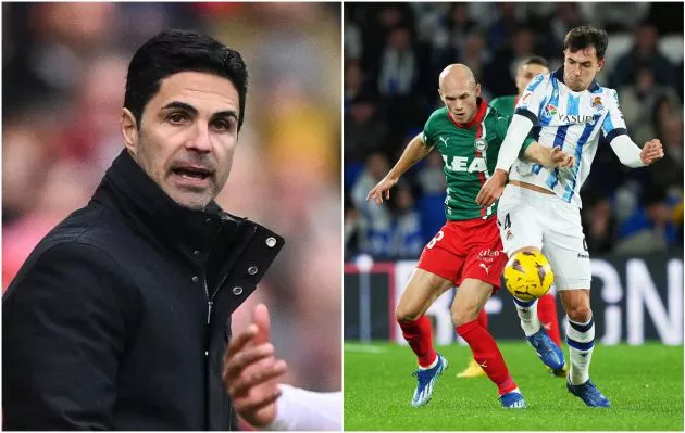 arteta zubimendi arsenal premier league real sociedad
