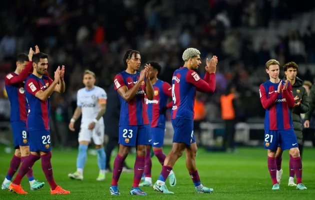 barcelona girona kounde araujo gundogan de jong felix