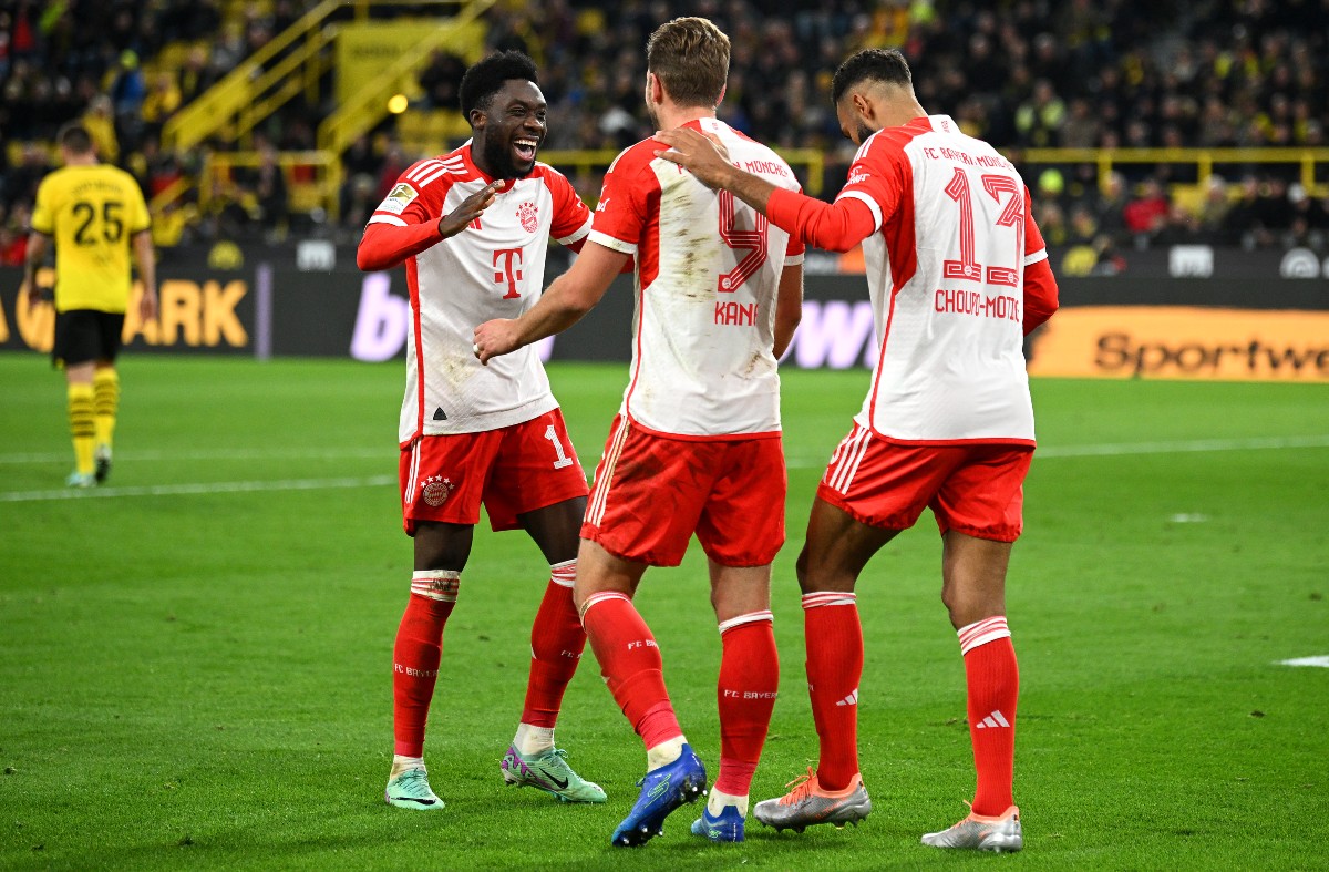 borussia dortmund vs bayern munich davies kane choupo-moting