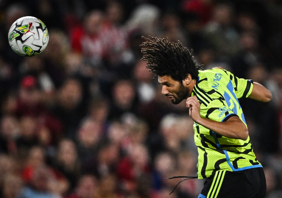 elneny header arsenal brentford