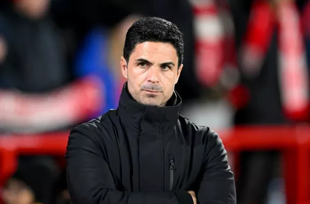 forest arsenal 1-2 arteta