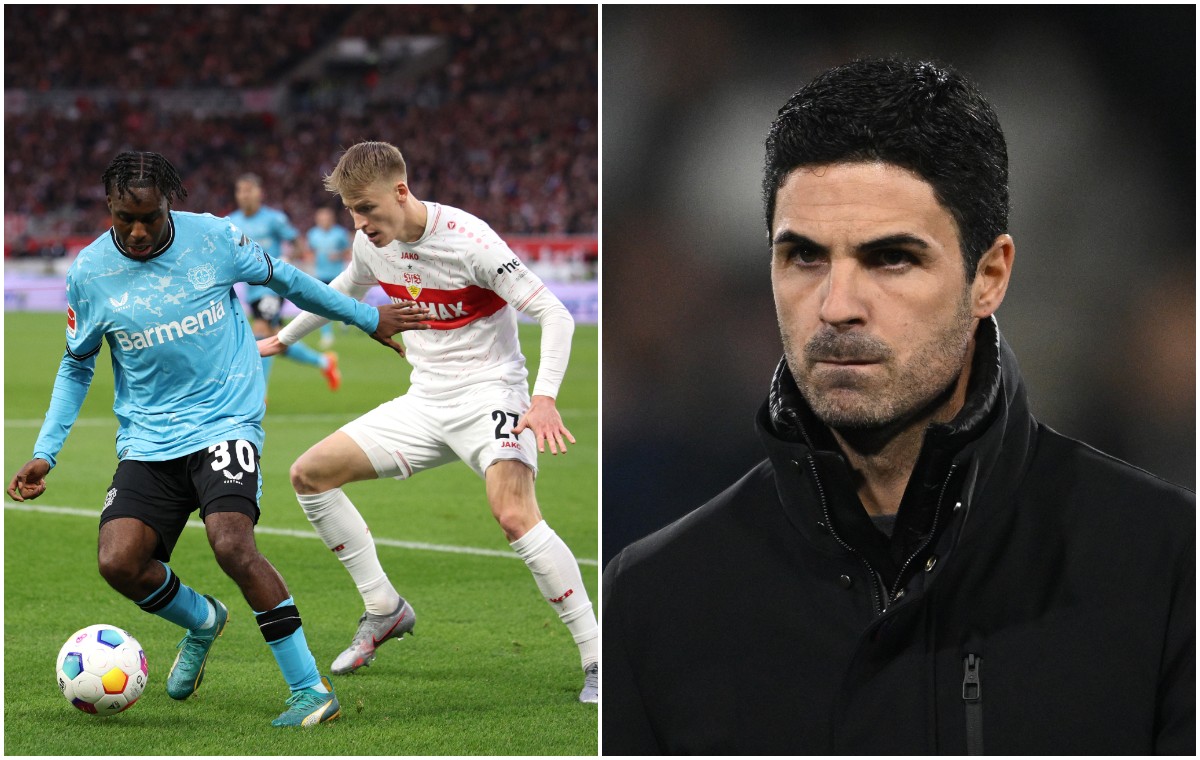 frimpong leverkusen vs stuttgart arteta arsenal