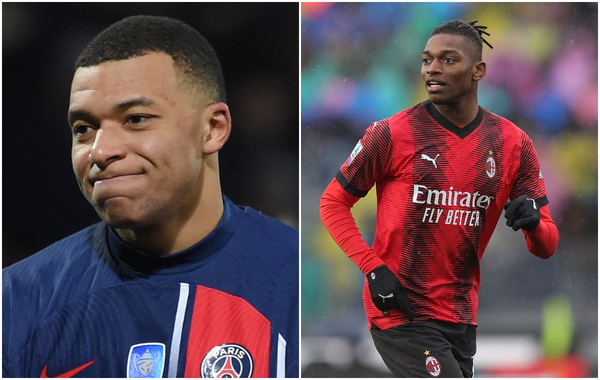 kylian mbappe rafael leao psg ac milan