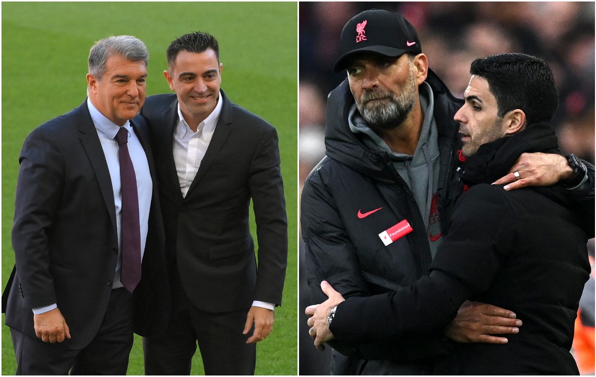 laporta xavi klopp arteta