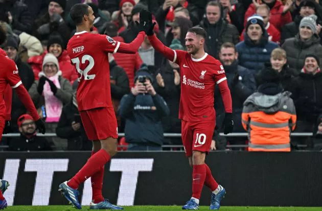 liverpool fulham joel matip alexis mac allister