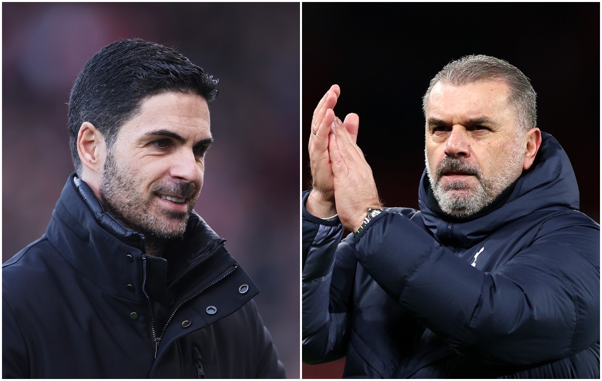 mikel arteta ange postecoglou arsenal tottenham