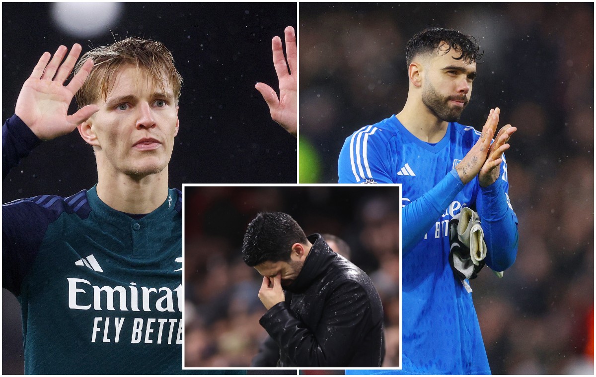 odegaard raya arteta arsenal