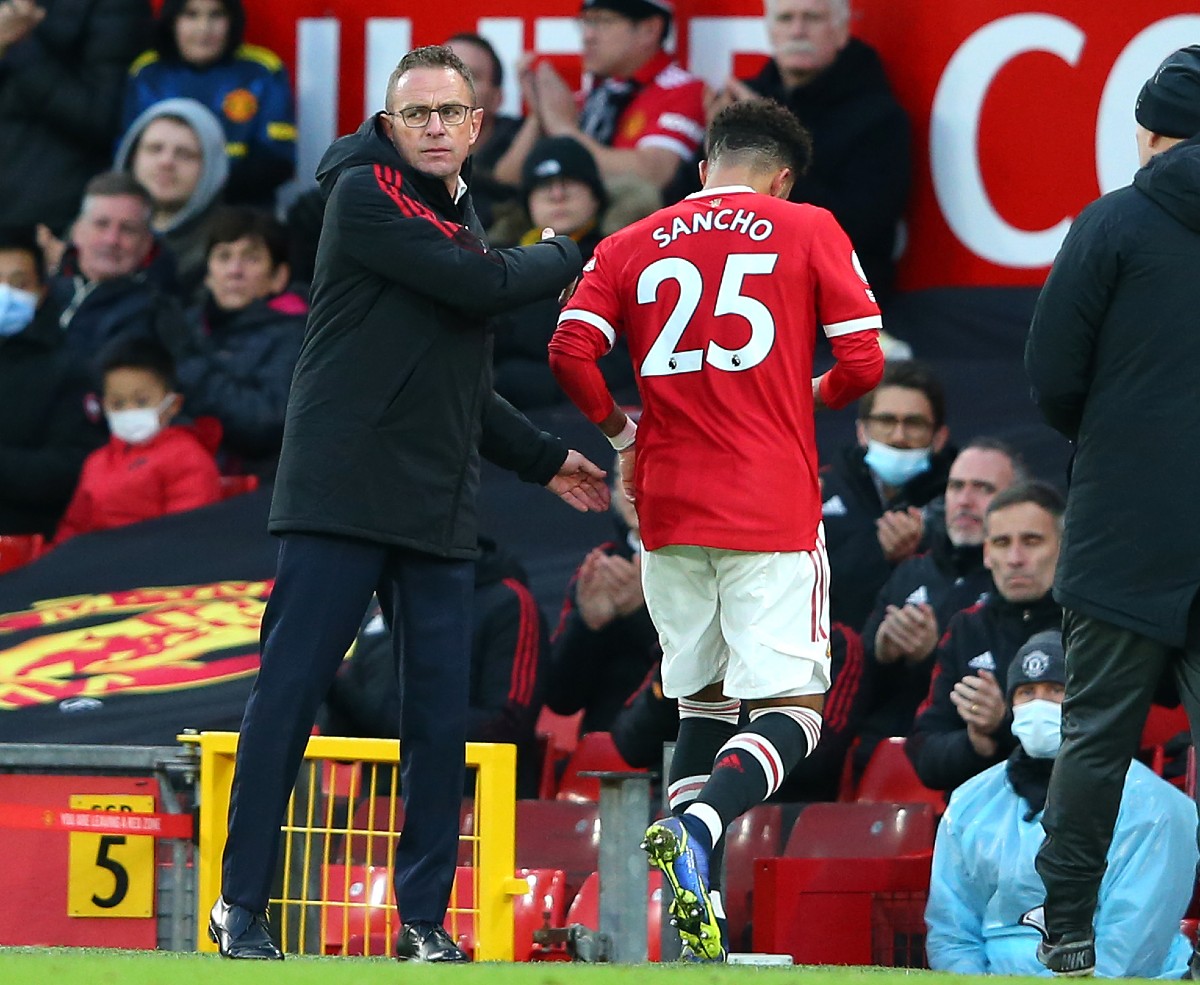 rangnick and sancho man united