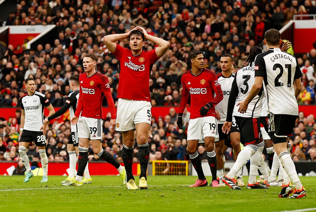 Man United were beaten by Fulham on Saturday