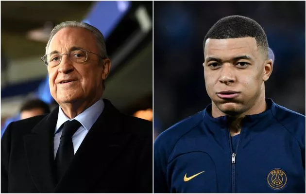 Real Madrid Florentino Perez PSG Kylian Mbappe