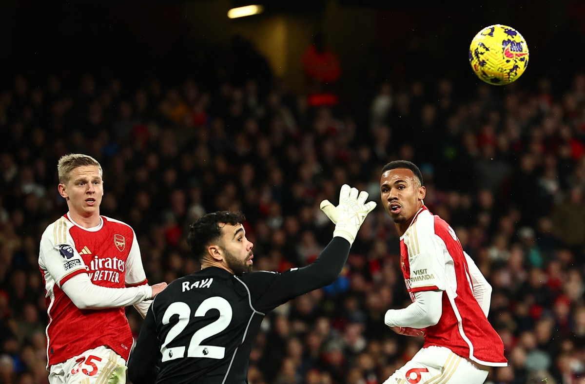 arsenal zinchenko gabriel raya image