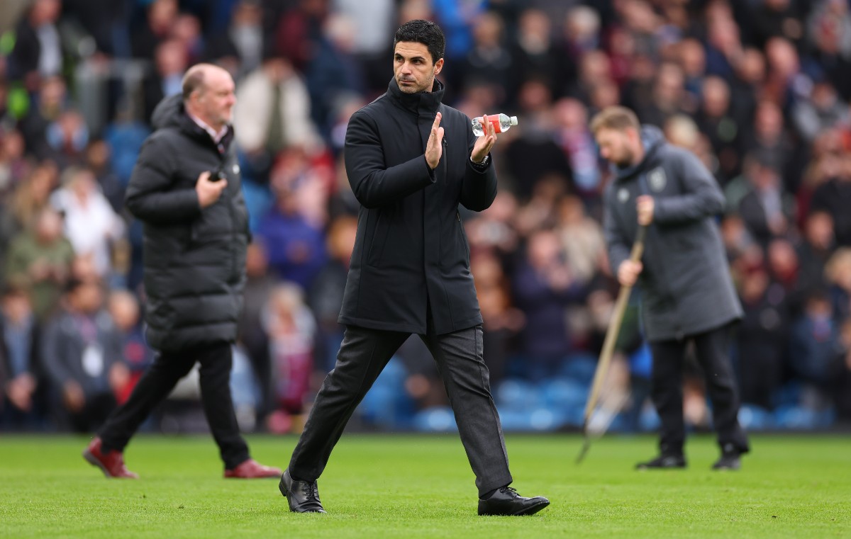 arteta burnley 0-5 arsenal