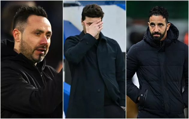 chelsea de zerbi pochettino amorim