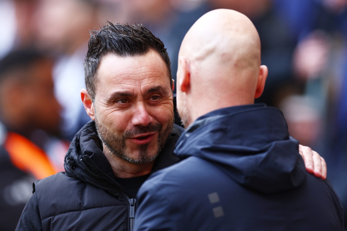 de zerbi ten hag brighton man united bayern munich