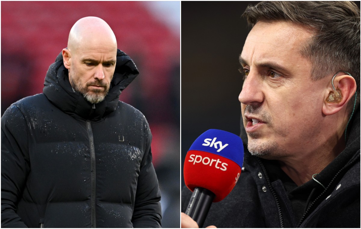erik ten hag man united garry neville pic