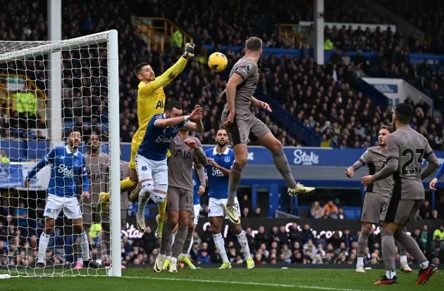 everton 2-2 tottenham vicario