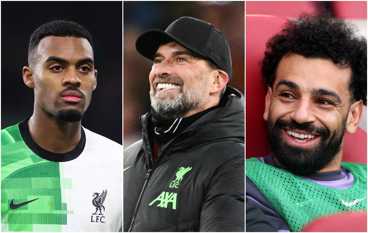 gravenberch klopp salah liverpool