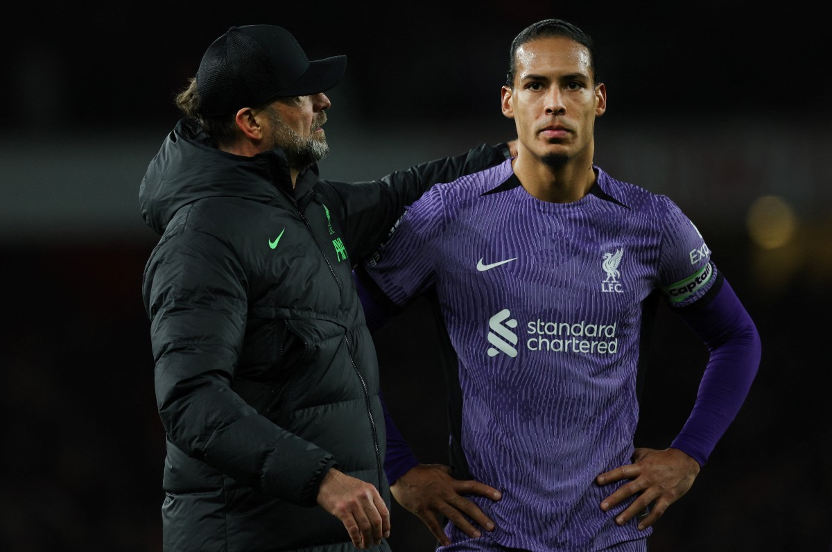 klopp van dijk arsenal 3-1 lfc
