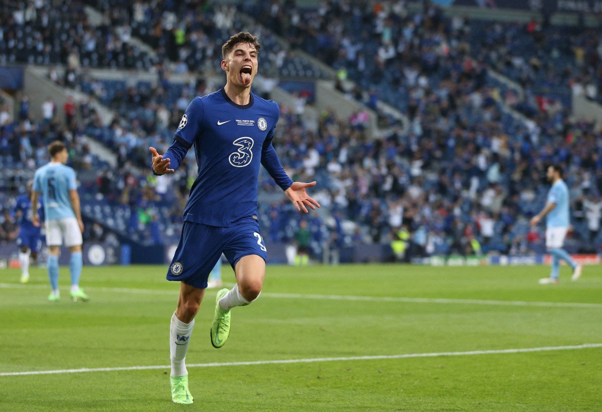 man city 0-1 chelsea havertz Arsenal star Kai Havertz was the last player to score first half goal in the Champions League final