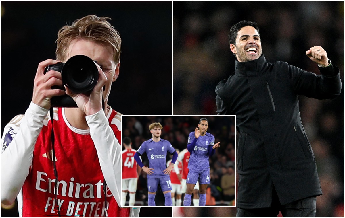 odegaard arteta elliott van dijk